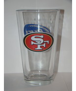 San Francisco 49ers - BUD LIGHT Pint Glass (16oz) - £23.95 GBP