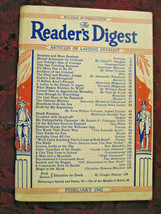 Reader&#39;s Digest February 1942 WWII Bombers Alexander Woollcott Lloyd C. Douglas - £6.36 GBP