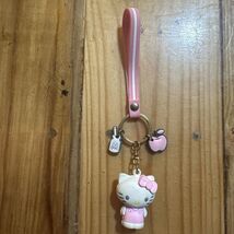 Hello Kitty Keychain Pink Sakura Charm 3D Figure Hello Kitty - $16.70