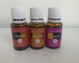 Young Living Essential Oils Mixed Lot 15ml Opened Palmarosa Cedarwood Le... - $29.69