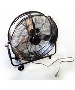 24&quot; 2 Speed High Velocity Tilt Blower Floor Drum Fan 4 Factory Warehouse... - $136.50