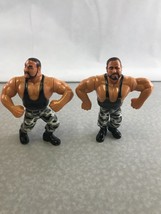 WWE WWF The Bushwhacked Action Figure 1991 Titan Sports Set Of 2 Kg CR16 - £19.33 GBP