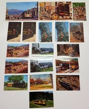 Vtg Natural Color Mike Roberts Railroad Train Mix Postcard Lot of 18 Unp... - $24.18