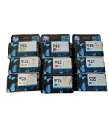 (LOT OF 9) HP 935 (3) Yellow (4) Cyan &amp; (2) Maneta Ink Cartridges See pics - $27.56 CAD
