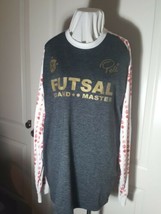 Pele Soccer Jersey Sweatshirt athletic shirt Legond Size L  Long Sleeve NWT - $37.01