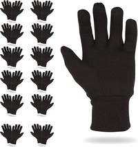 Brown Jersey Gloves 10, 600 Cotton Work Gloves w/ Elastic Knit Wrist - £162.78 GBP