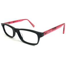Nike Kids Eyeglasses Frames 5014 004 Black Solar Red Rectangular 49-15-135 - £22.20 GBP