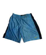 Nike Vintage Rare Basketball Dazzle Shorts Silky Smooth Sky Blue Medium - $93.31 CAD