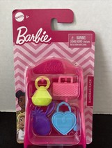 Mattel Barbie Handbag Pack 4 Handbags &amp; Shelf - £5.74 GBP