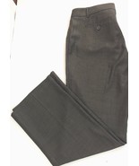 New York &amp; Company Womens Sz 8  Brown Tweed Career Dress Pants Straight ... - £7.60 GBP