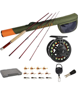 Aventik Extreme Fly Fishing Combo Kit | 0–6wt Rod &amp; Reel Outfit w/ Trave... - €114,76 EUR