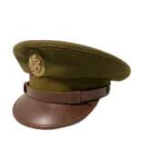 WWII, U.S. ARMY, WINTER WEIGHT, VISOR CAP, PRIVATE PURCHASE, SIZE 7, CLEAN - $55.00