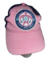 Simply Southern Salty But Sweet Sea Turtle Snapback Trucker Cap Adult Pink Hat - £12.06 GBP