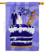 Best Day Ever House Flag Wedding 28 X40 Double-Sided Banner - £29.20 GBP