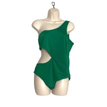 B Fyne New Womens Size XXXL One Shoulder Green Swimsuit Swimwear Beach Pool One - £38.30 GBP