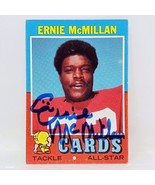 1971 Topps #161 ERNIE MCMILLAN St. Louis Cardinals SIGNED AUTO AUTOGRAPH... - £5.10 GBP
