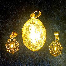 Vintage Silver Locket &amp; 2 Sterling Pendants - $24.75