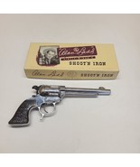 ALAN LADD CIRCLE-A-BAR-L SHOOT&#39;N IRON TOY GUN AND ORIGINAL BOX - £502.86 GBP