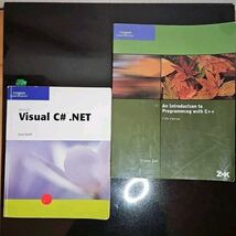 Introduction to Programming with C++ Visual C# .Net Textbook Lot 2 Paper... - $28.78