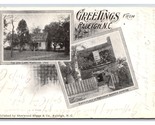 Multiview Vignette Greetings Raleigh North Carolina NC 1905 UDB Postcard... - $18.76