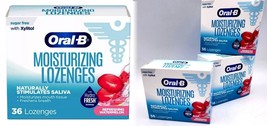 3 Oral B MOISTURIZING LOZENGES Refreshing Watermelon 36ea box=108 pcs BB... - £30.69 GBP