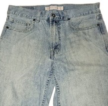Mossimo Supply Men&#39;s 32 x 12 Relaxed Fit Cut-Off Blue Jean Shorts Cotton... - £11.58 GBP