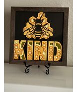 Bee Kind Shadow Box - $50.00