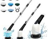 Spin Scrubber Kit Electric Scrubber for Bathroom Cleaning Tile Grout Tub... - $75.23