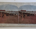 Vintage Atlantic City On the Beach Stereoview Card New Jersey - $4.94