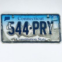 2007 Connecticut Constitution State Passenger License Plate 544-PRY - £12.57 GBP