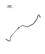 MERCEDES W166 ML-CLASS BRAIDED STAINLESS STEEL FLEX BRAKE LINE HOSE TUBE... - $14.84