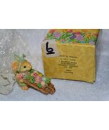 Ganz Little Cheesers Little Truffle 1991 mouse with flower cart # 05654 #6 - $477.06 MXN