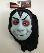 Halloween Vampire Kids Mask Hood Cross Eyed Funny Blue Monster Costume Cosplay - £14.61 GBP