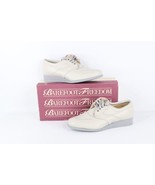 NOS Vtg 90s Streetwear Womens 7 D Leather Platform Shoes Sneakers Winter... - $89.05