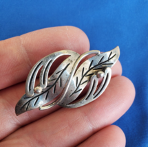 ORIGINAL Vintage Deco STERLING SILVER 925 Taxco Pin Brooch Clip Puente A... - $375.25