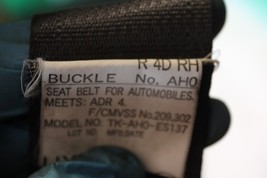 2008-2011 SUBARU IMPREZA SEDAN REAR RIGHT SEAT BELT BUCKLE RETRACTOR J1428 image 7