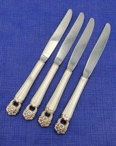 1847 Rogers Bros ETERNALLY YOURS Silverplate Set of 4 Hollow Dinner Kniv... - $466.86 MXN