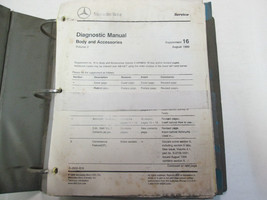 1990's Mercedes Body & Accessories Vol 4 Service Diagnosic Manual Supplement ** - $129.99