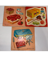 Lot of 3 Vintage 1973 James &amp; Jonathan Lowe Cardboard Frame Tray Puzzles - $23.16