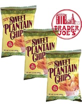  X3  UNID Trader Joe’s Sweet Plantain Chips !!! NEW - £15.02 GBP