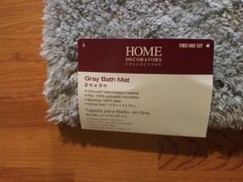 Soft Plush Bath Mat Carpet Fluffy Bathroom Non Slip Rug Super Absorbent ... - £9.82 GBP