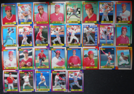 1990 Topps Cincinnati Reds Team Set of 29 Baseball Cards - £6.29 GBP
