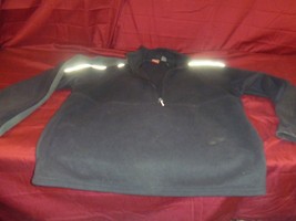 Prospirit Black Half Zip Up Pullover Fleece Reflective Non Hood Sweater Xl - £14.60 GBP