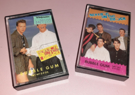 New Kids On The Block x2 Mini Gum Cassettes Action Figure Candy Containers NKOTB - £7.84 GBP