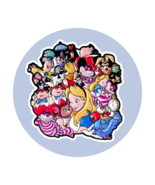 Alice in Wonderland Disney Fantasy Pin: Cast Cluster - $27.37 CAD