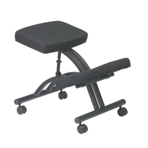 Ergonomically Metal Designed Knee Chair - Black - £63.86 GBP+