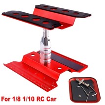 Rc Car Repair Station Work Stand W/Screw Tray Tool 360 Rotate Lift For 1/8 1/10 - £28.74 GBP