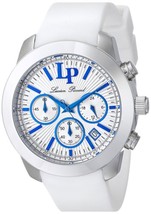 NEW Lucien Piccard LP-12938-023S Women's Belle Etoile Watch White Chronograph - $51.43