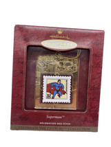 Hallmark Keepsake Ornament Superman Stamp Series Ceramic &amp; Metal 1999 - £17.74 GBP