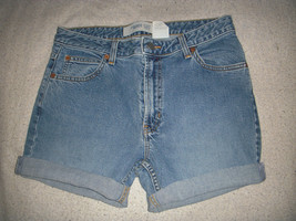 Gap Vtg 90&#39;s Mid Rise Stretch Denim Cut Off Jeans Shorts Size 8 29 Waist - £7.84 GBP